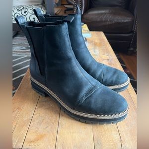 Toms Black Leather Boot